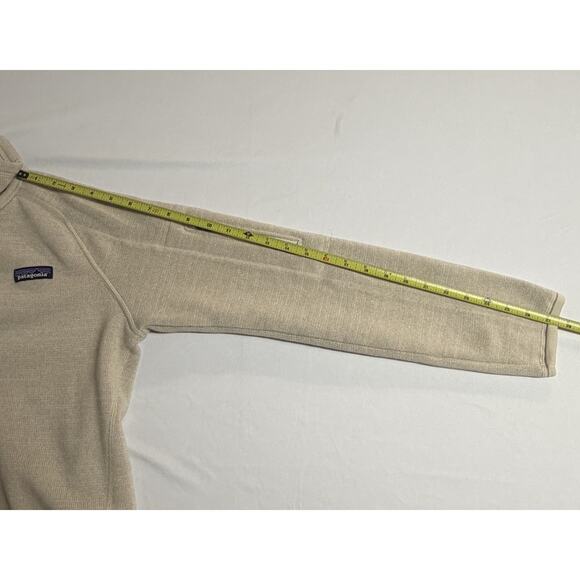 Patagonia Better Sweater Fleece 1/4 Zip Pullover Top Women's Small Oyster White - Picture 12 of 13